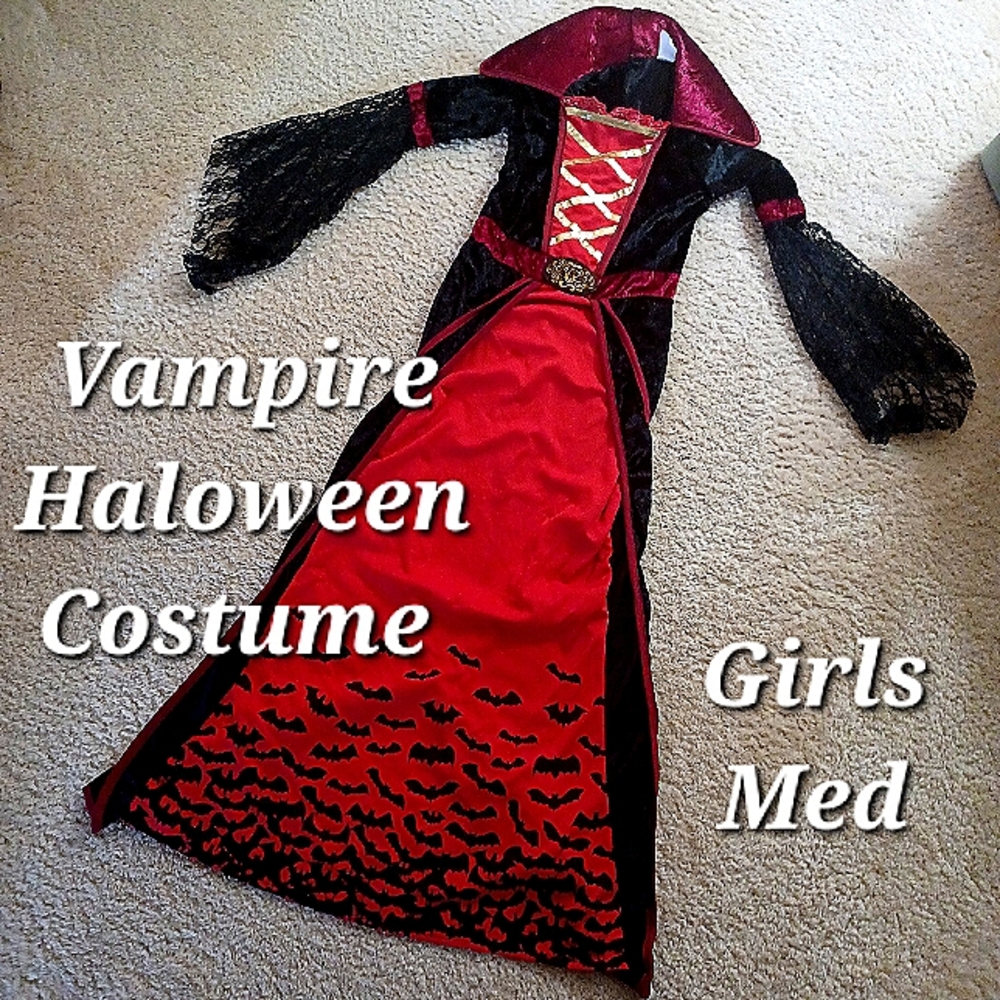 Vampire Queen Costume,  Girls Medium